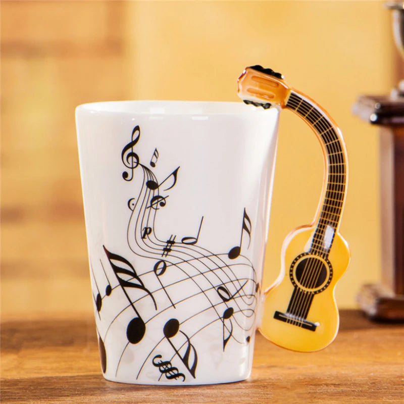 240ml Creative Music Ceramic Mug