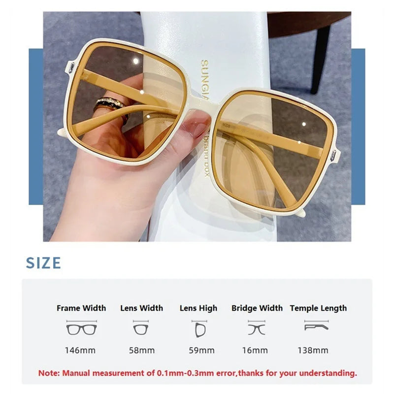 Vintage Square Women's Sunglasses