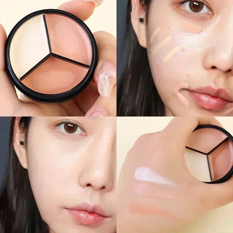 Concealer Palette Cream Waterproof Long Lasting Cover Spots Acne Marks