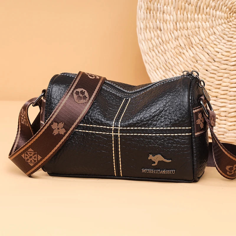 Luxury Brand Genuine Leather Shoulder Bag