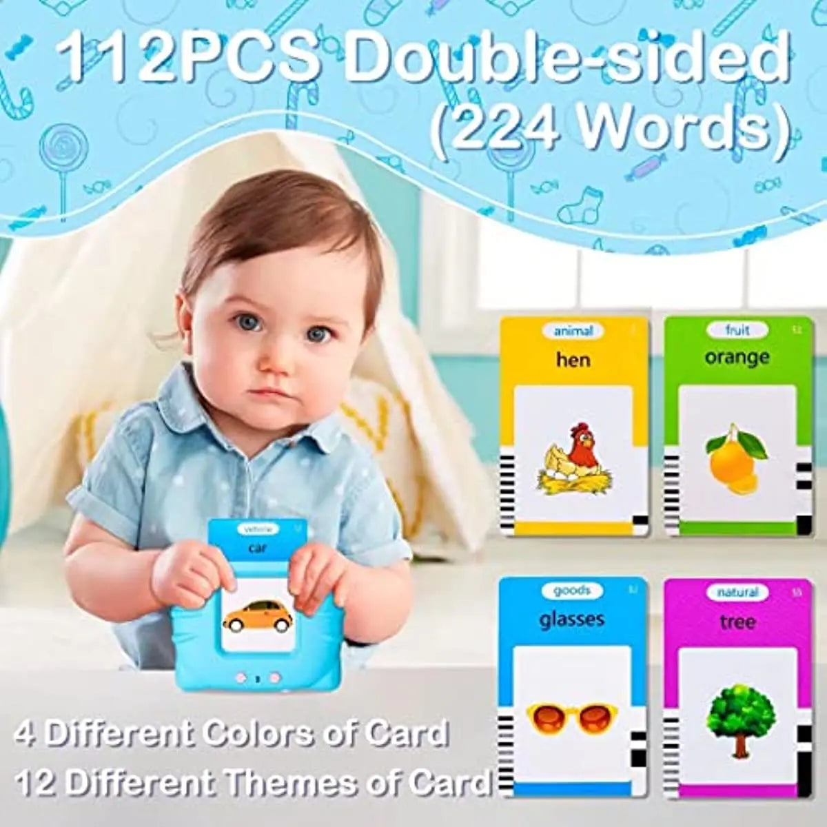 Talking Flash Cards Educational Toys