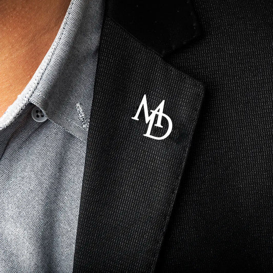 Tangula Custom Initials Brooch