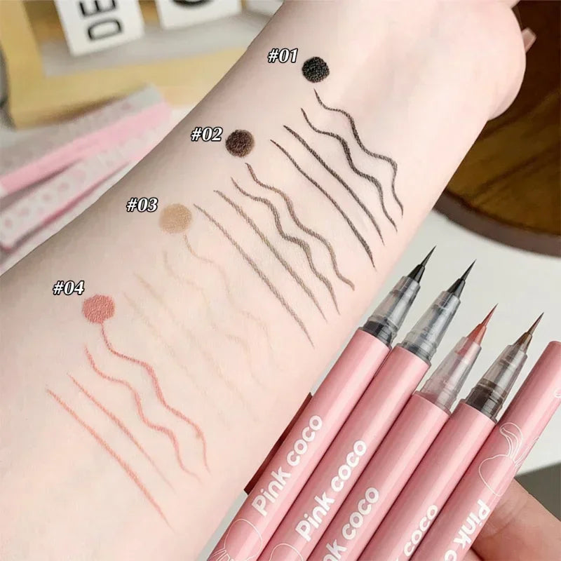 Ultra Thin Silky Matte Liquid Eyeliner Waterproof Makeup