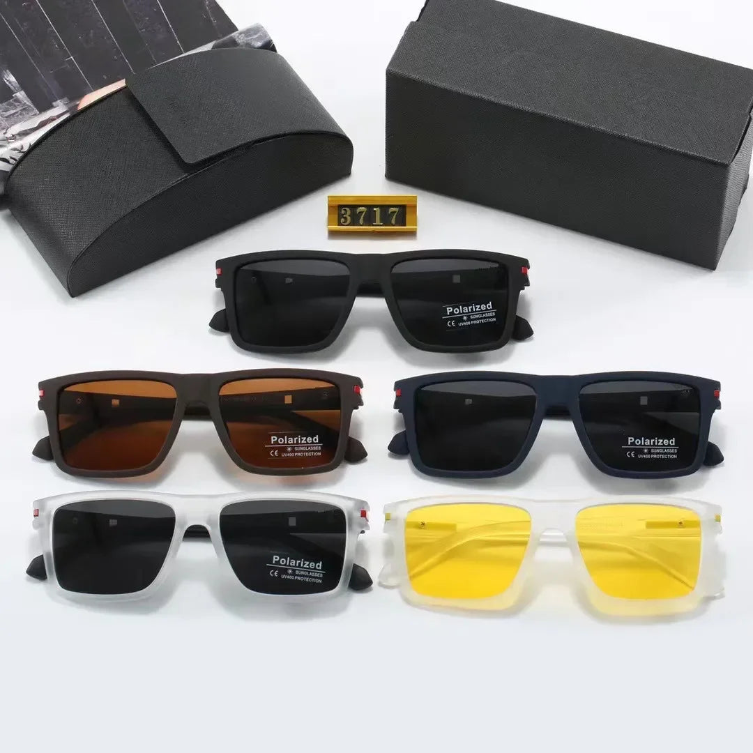 Vintage Square Sunglasses Men Luxury Brand