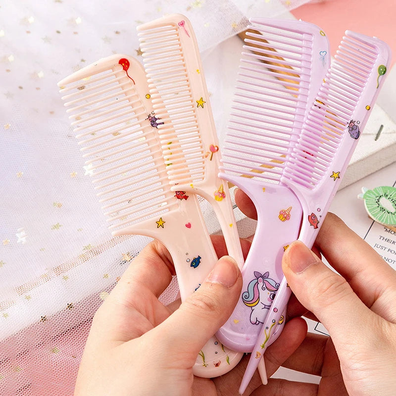 2Pcs/Set Cute Kids Hairdressing Comb