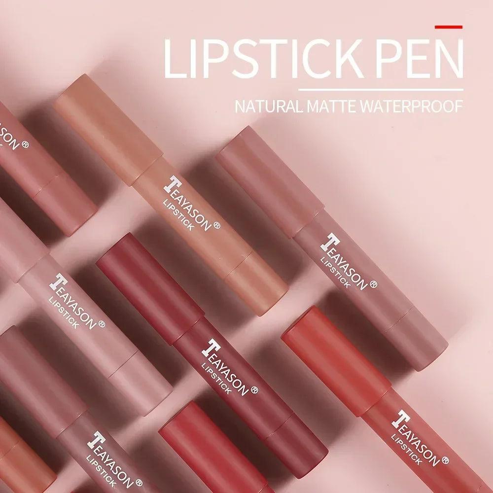 Nude Velvet Matte Lipstick Long Lasting Waterproof Color