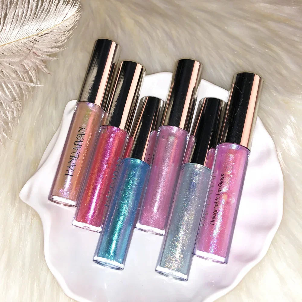 6 Colors Laser Holographic Lip Gloss Liquid