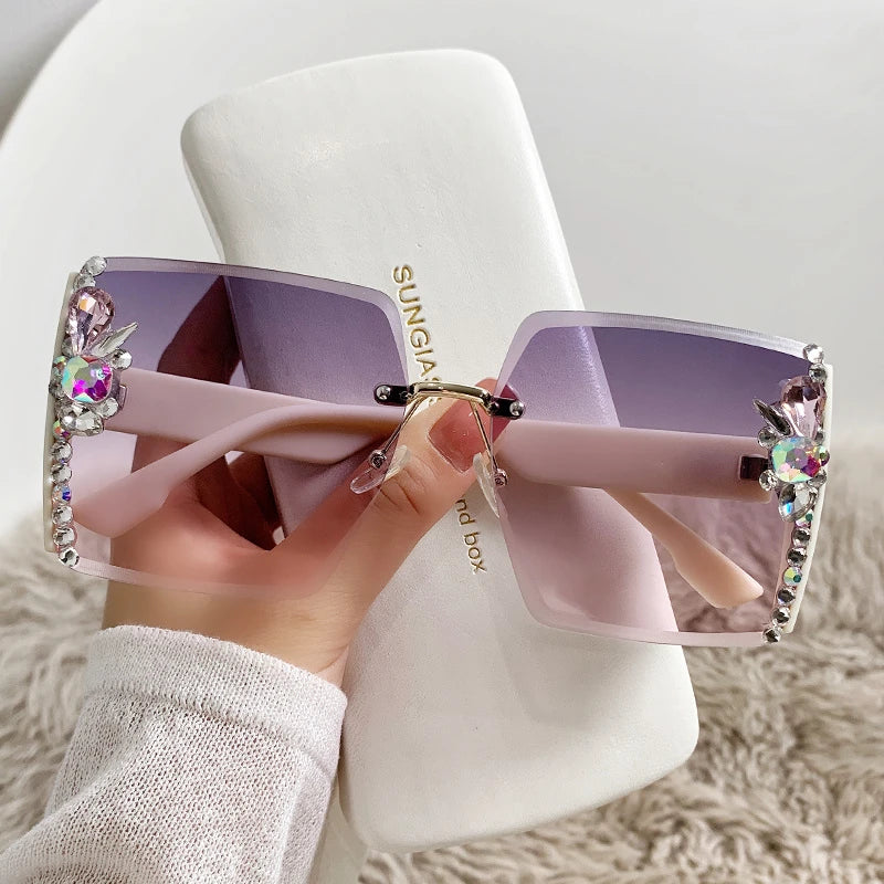 Luxury  Diamond Glasses