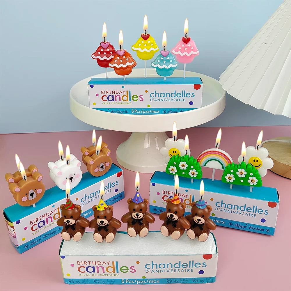 Cartoon Animal Birthday Candle