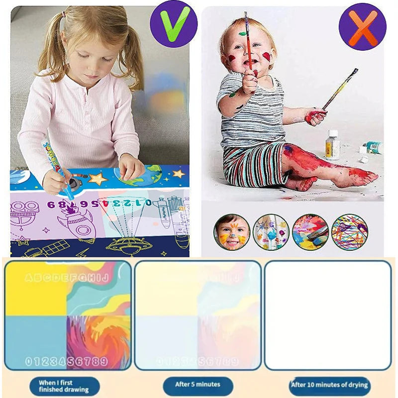 100x80CM Magic Water Drawing Mat