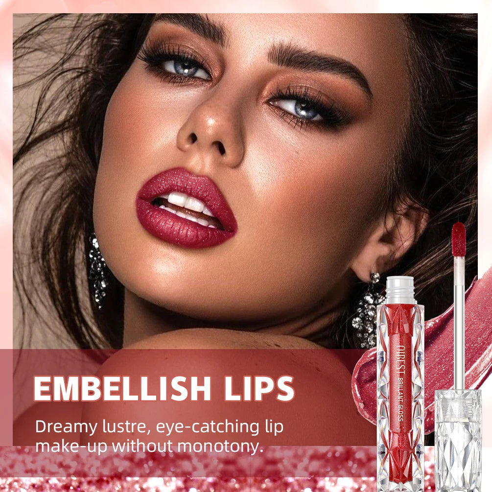 Diamond Liquid Lipstick Moisturizing Long-Lasting