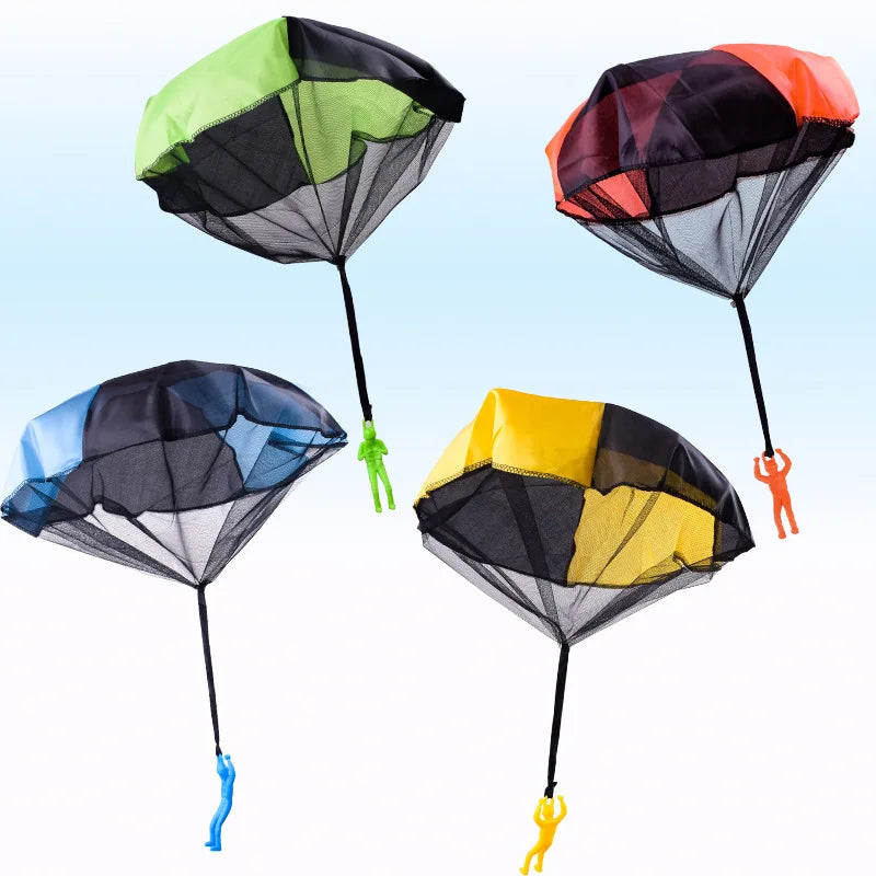 1/6  funny Sets Hand Throwing Parachute Kids Outdoor