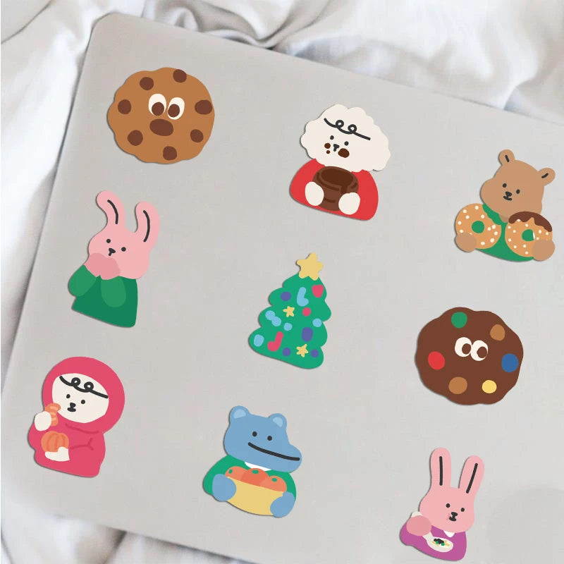 100pcs Cute Bear Waterproof Stickers