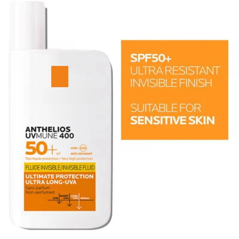 Face Sunscreen SPF 50+ Invisible Fluid