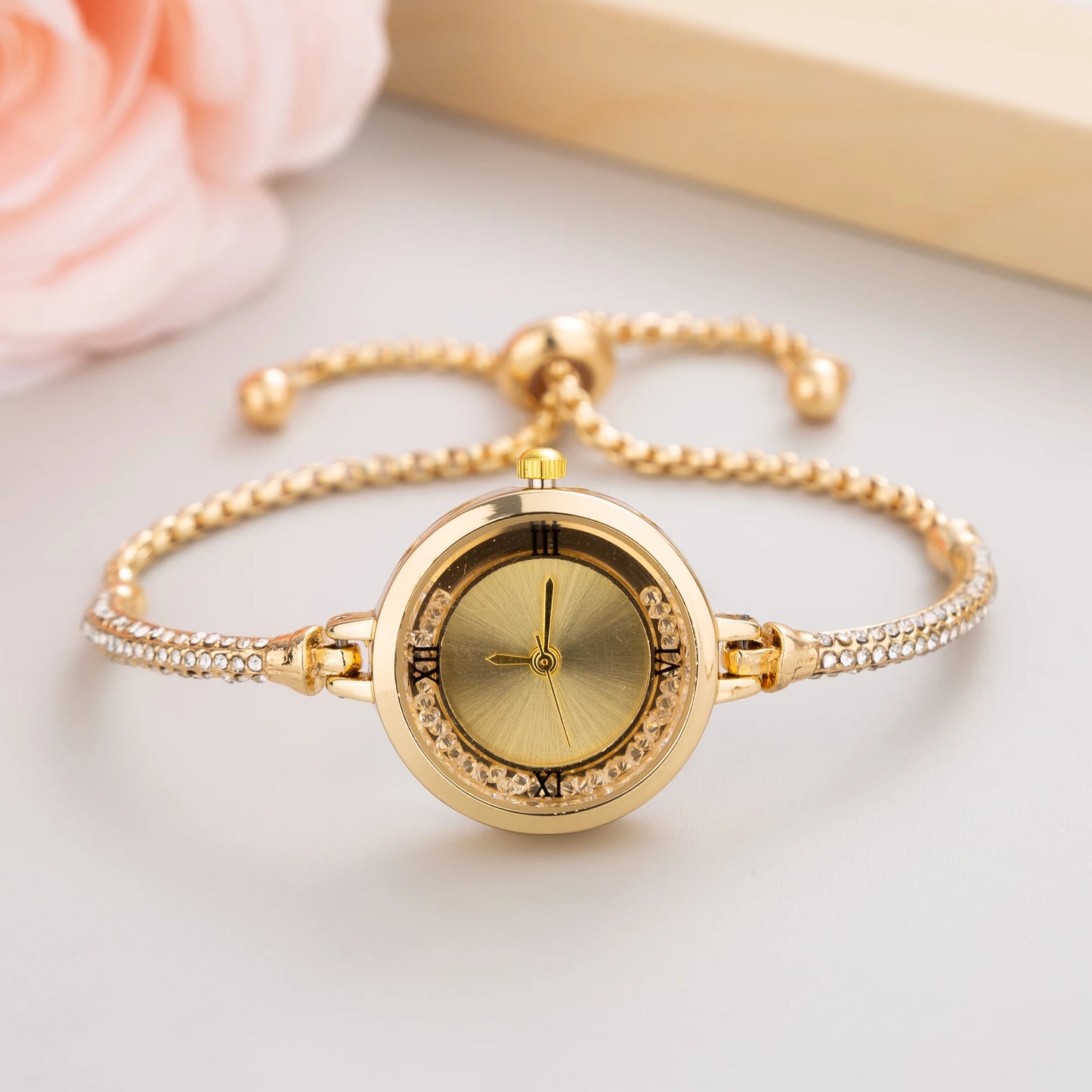 Cute Women Steel Bracelet Watch