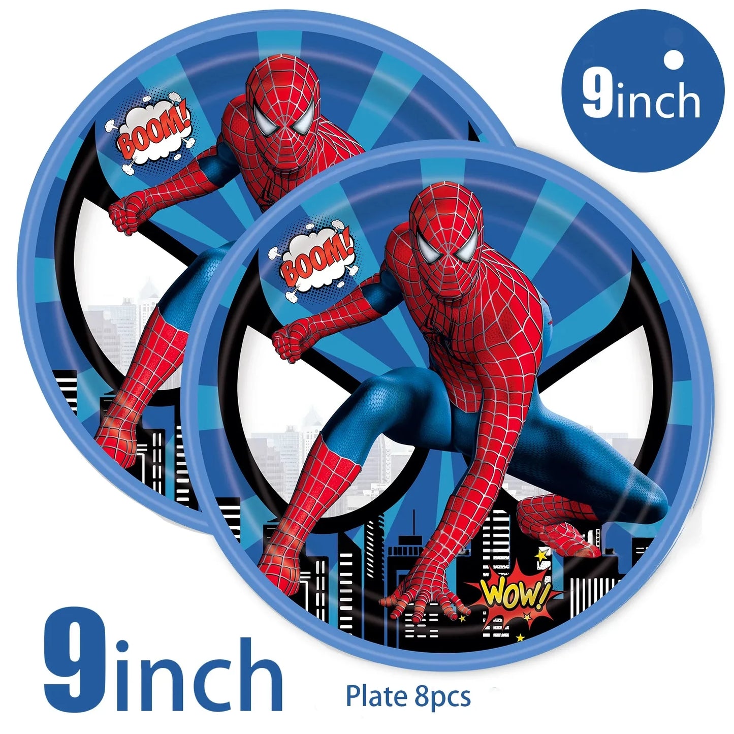 Spiderman Decoration Disposable Tableware