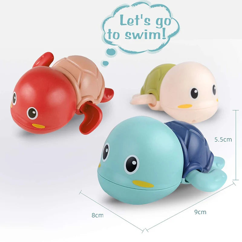 Cute Swimming Turtle Baby Bath Toys