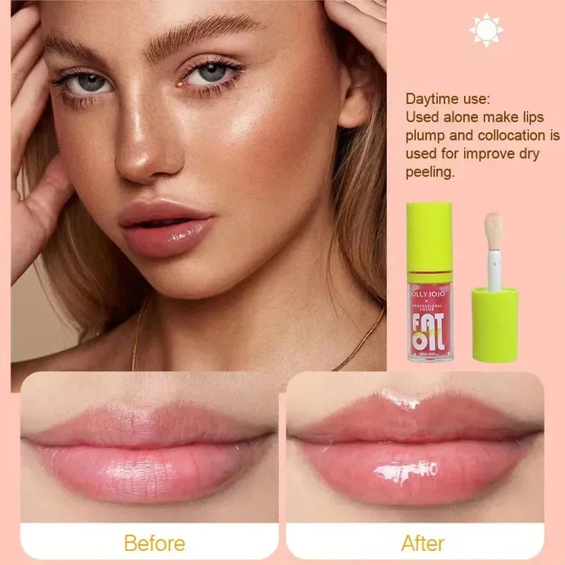 Clear Lip Gloss Crystal Jelly Lasting Moisturizing Lip