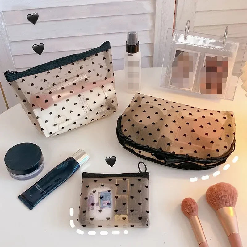 Mesh Transparent Cosmetic Bag