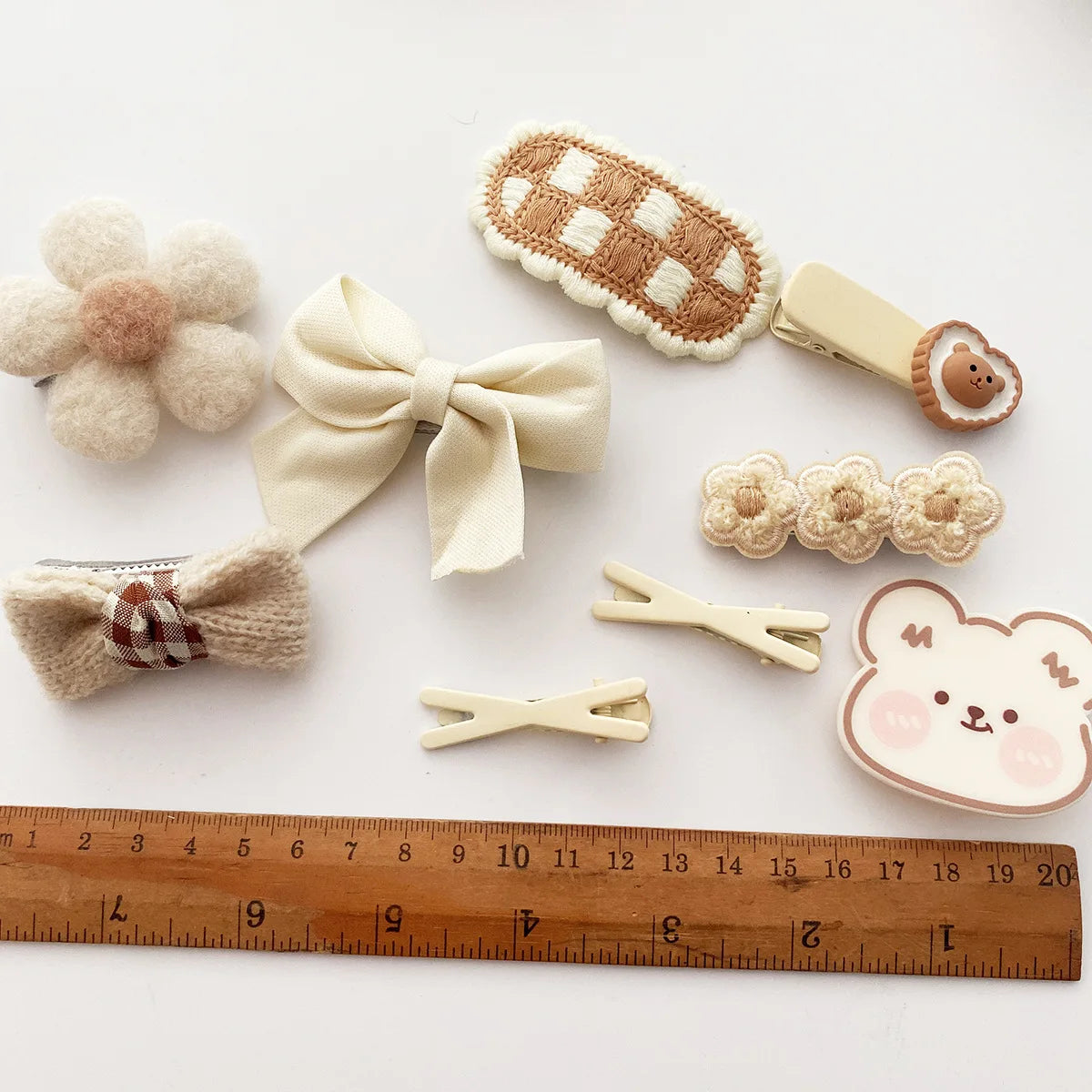 9Pcs/ Cute Baby Hair Clips