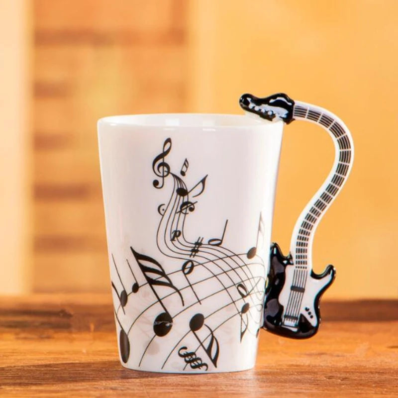 240ml Creative Music Ceramic Mug