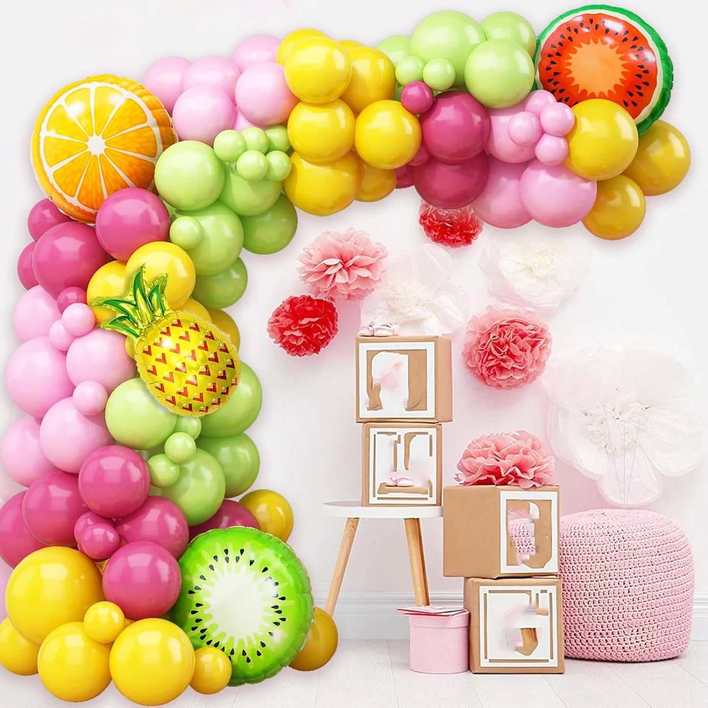 themed balloon wreath set,