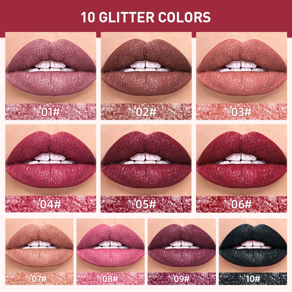 Diamond Liquid Lipstick Moisturizing Long-Lasting