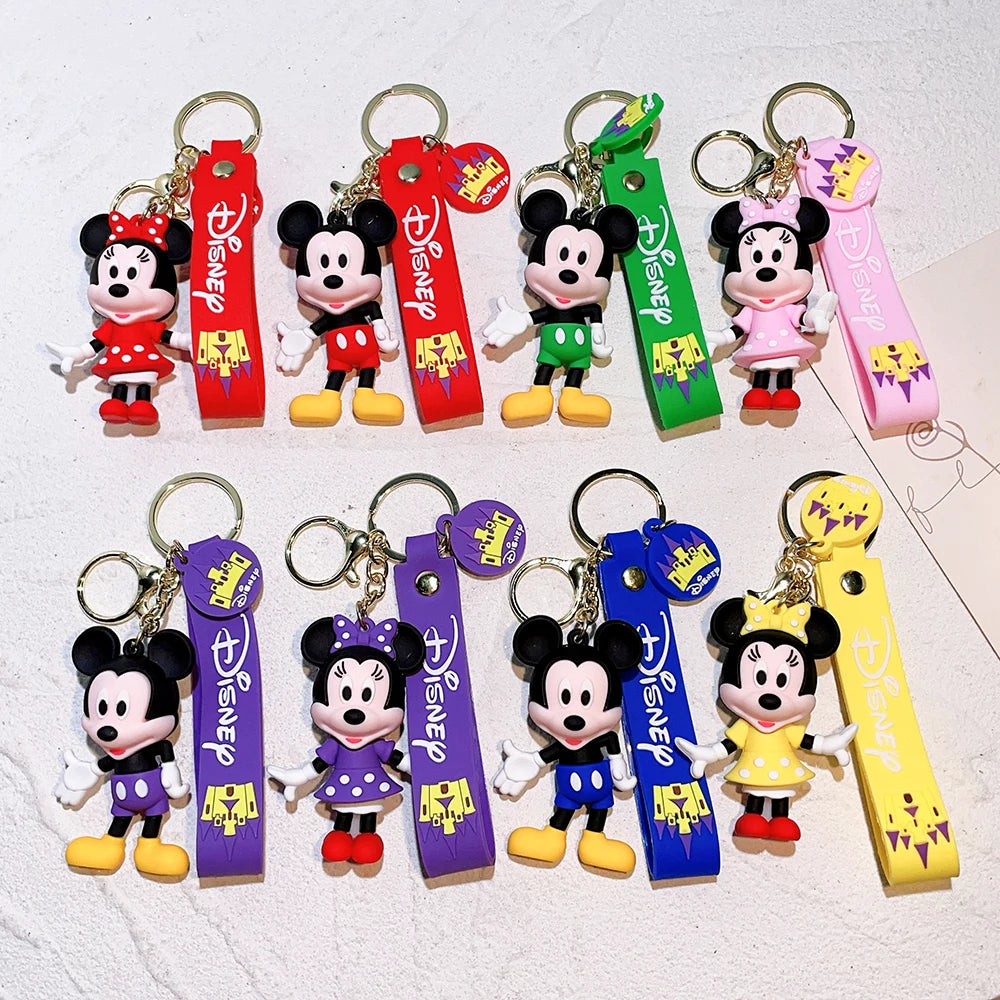 Cute Minnie Keyring Student Bag Hanging