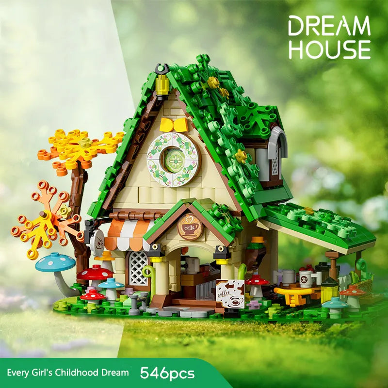 546-547PCS  Windmill House Building Blocks