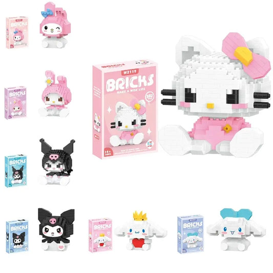 Building Block Sanrio Anime Figure Kuromi