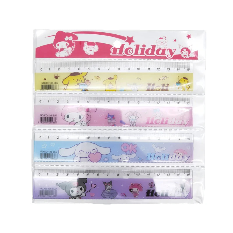 4PCS Sanrio  Ruler Hello Kitty