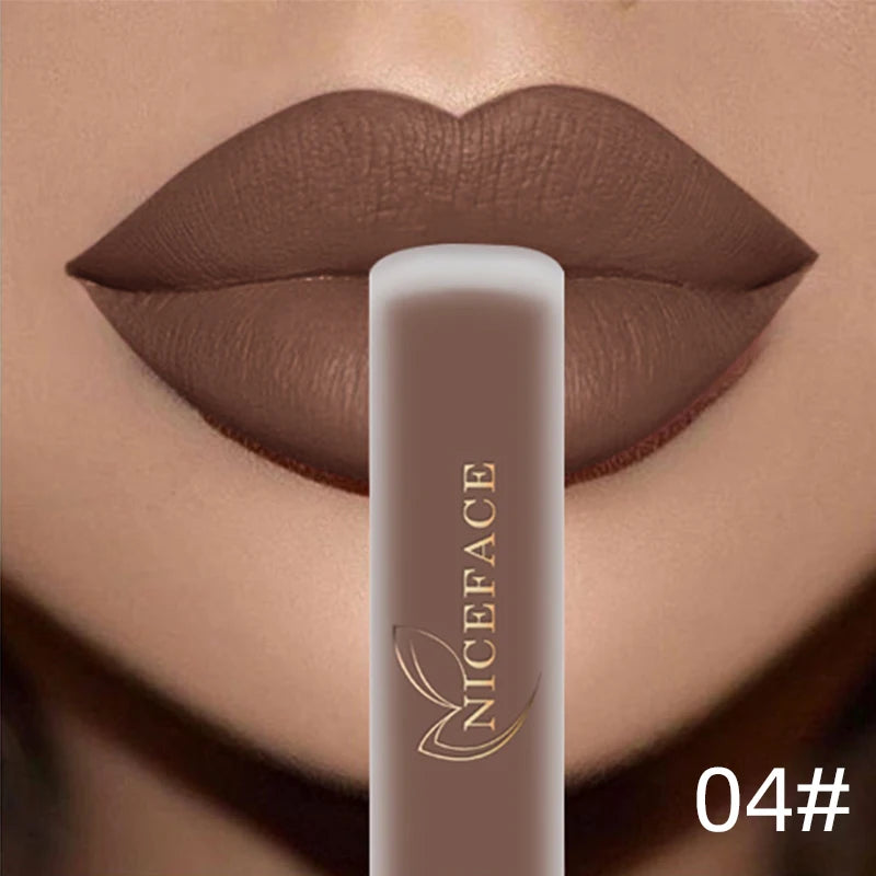 Nude Liquid Lipsticks Waterproof Velvet Matte Lip