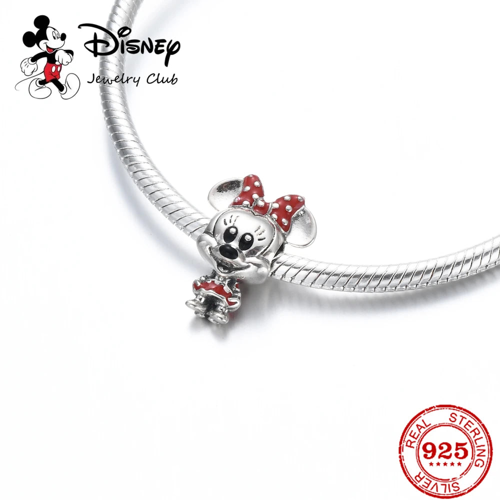 Sterling Silver Mickey Minnie Vinnie Charm