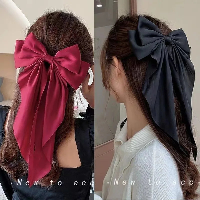 Elegant Bow Ribbon Hair Clip