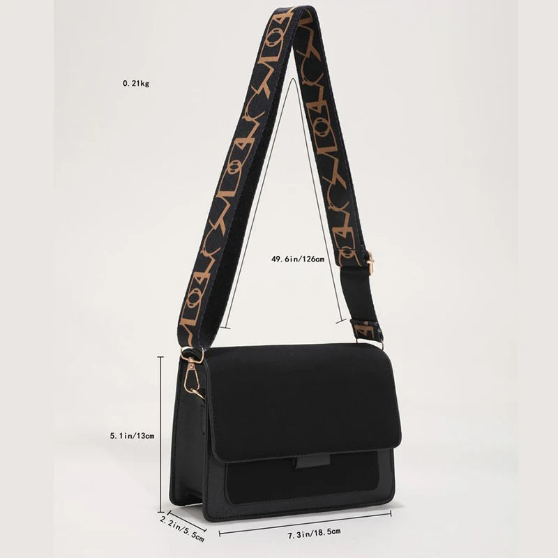 Trendy Small Shoulder Bag PU Leather