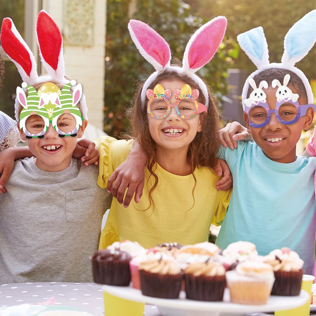 12pcs Easter Party Fun Glasses Frame