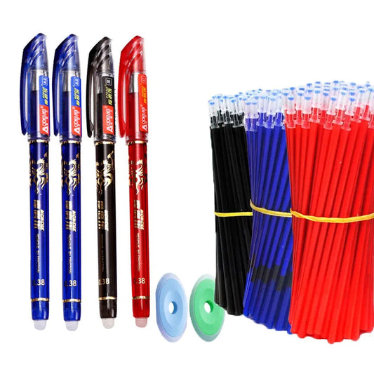 26 Pcs/Set Kawaii Erasable Pens 0.35mm Gel Pen Waterproof Gel Ink