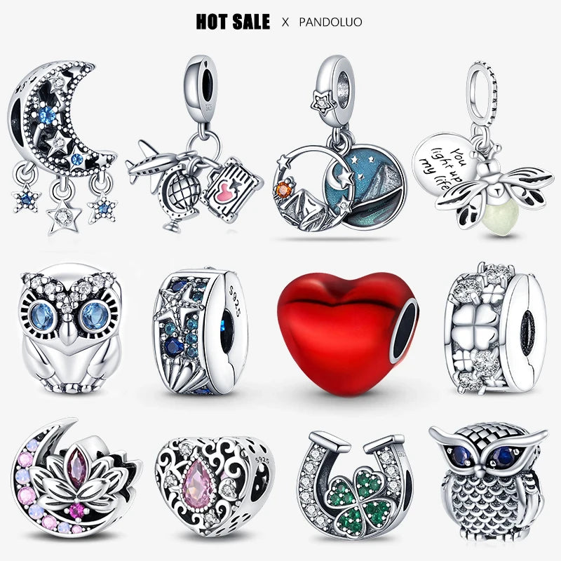 2024 New Original Charm Beads Fit Pandora Bracelet