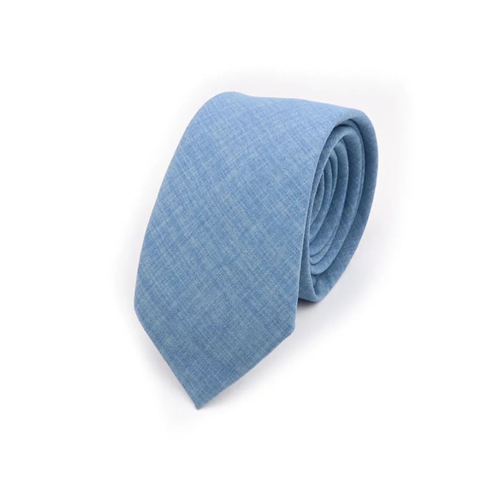 Solid Color Handmade Cotton Ties