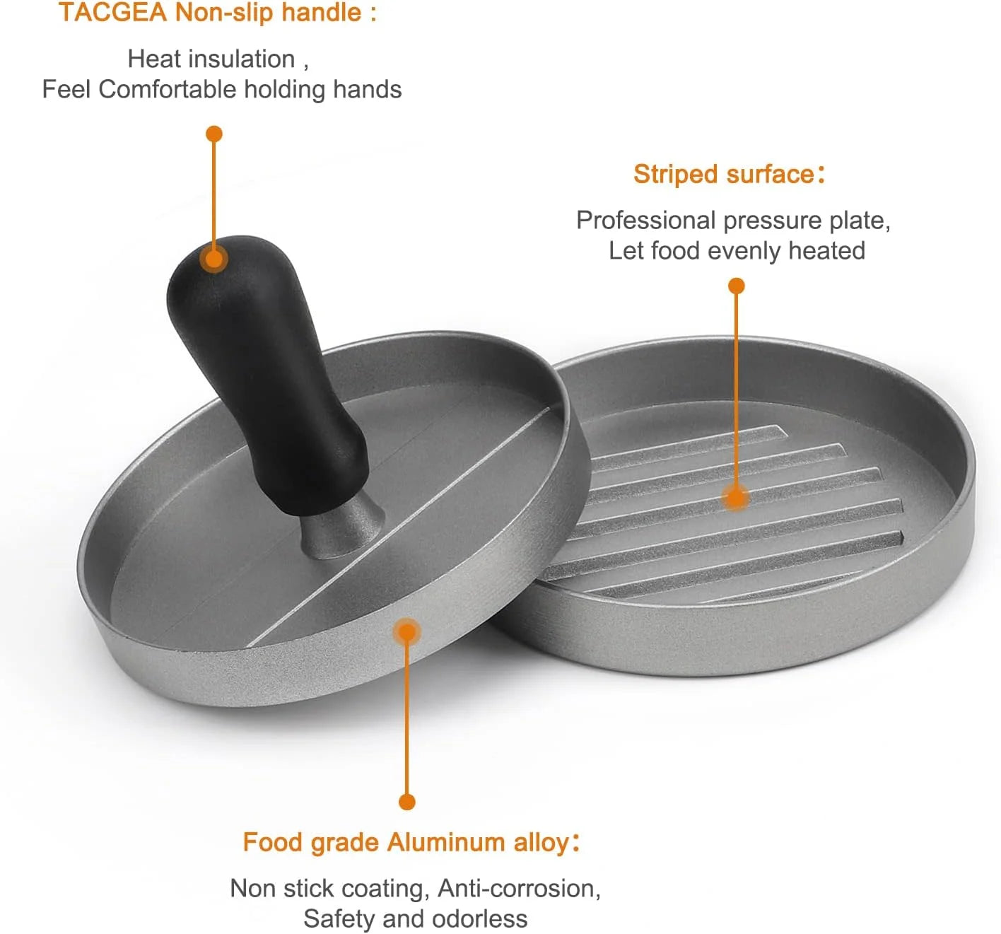 easy Hamburger  Maker with Wax Paper