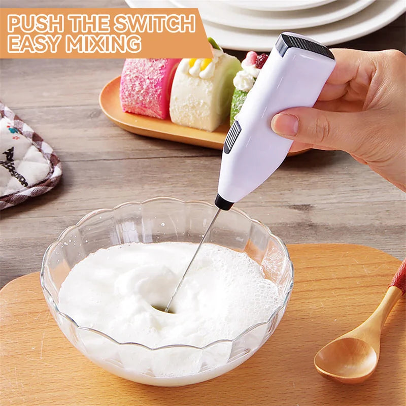 Mini Electric Whisk Foamer Blender