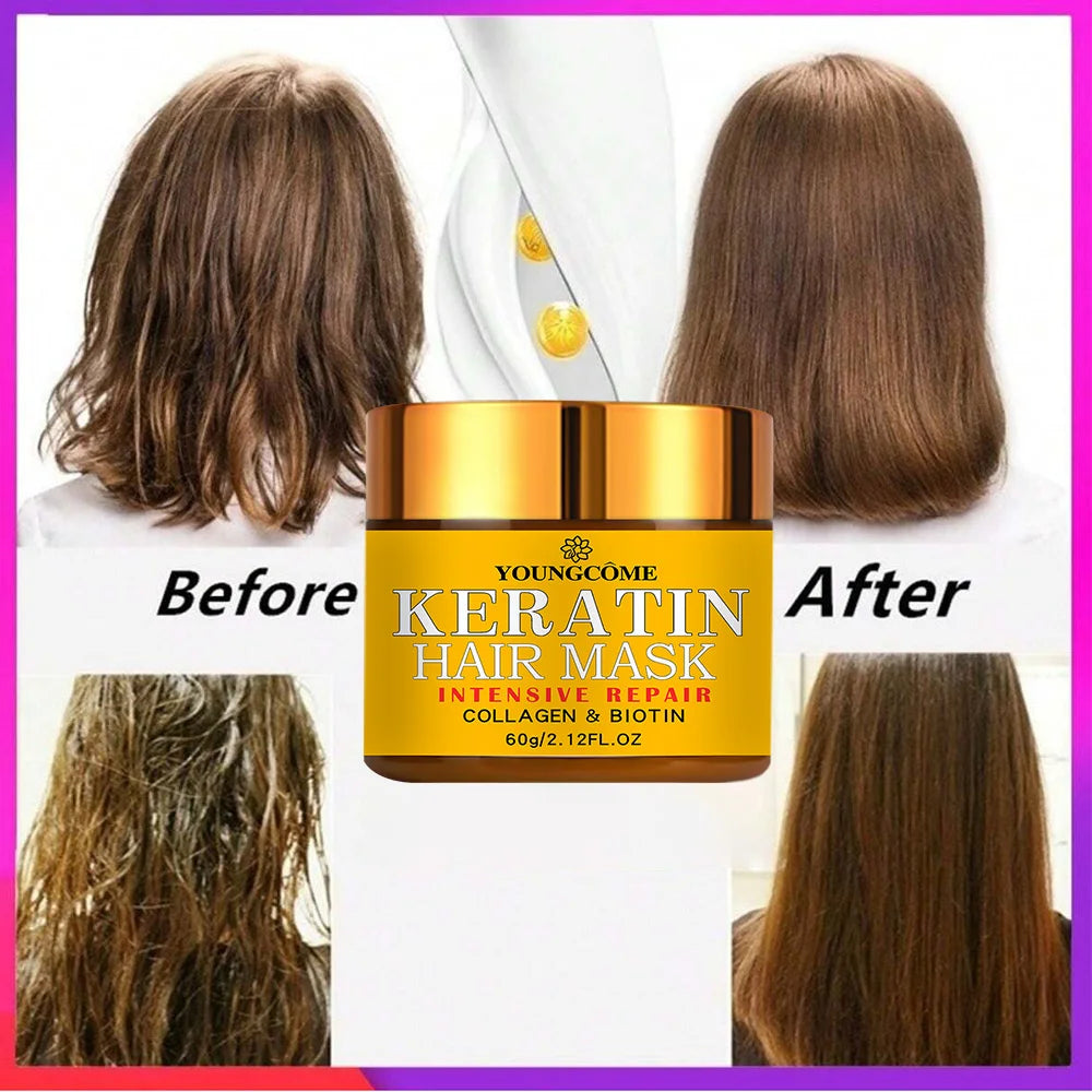 Hair Repairs Hair Mask Biotin Collagen Keratin Treatment