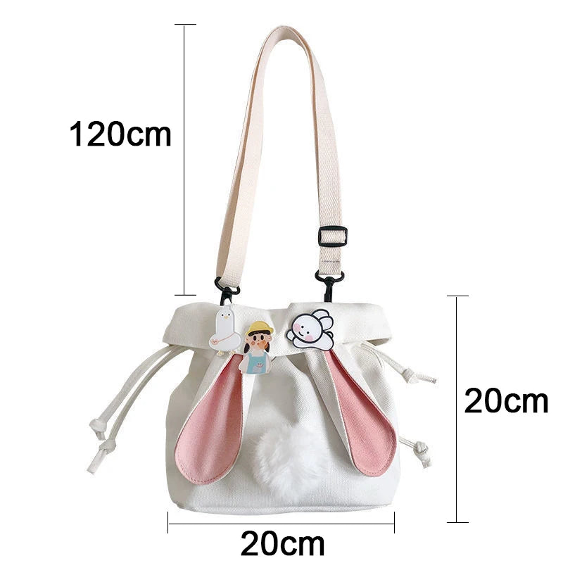 cute Canvas Women Messenger bag