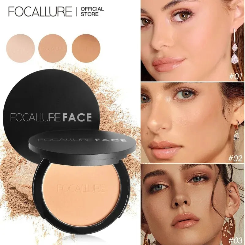 9 Colors Pressed Powder Waterproof Long-lasting