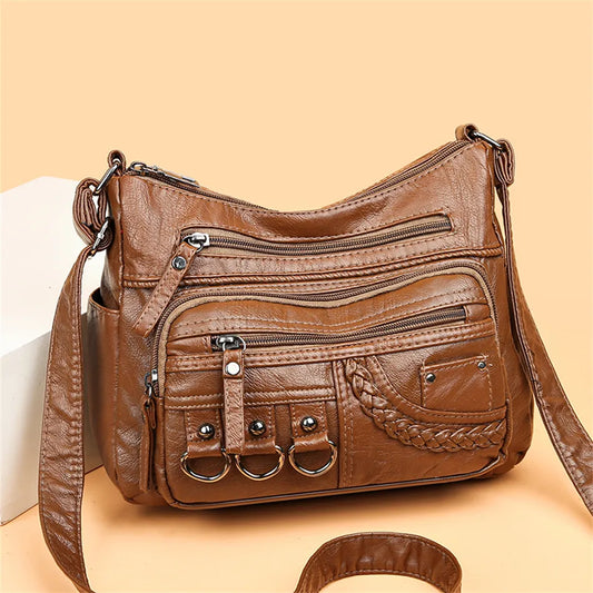 Vintage Pu Leather Luxury  Handbags