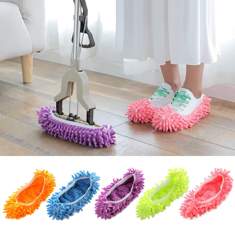 Dust Mop Slippers 2PCS-Foot Socks