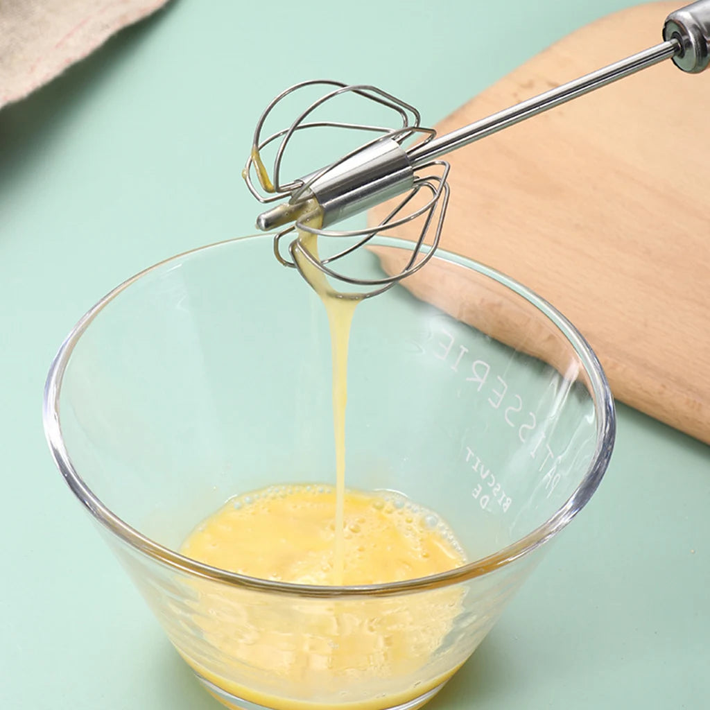 Semi Automatic Mixer Whisk Egg Beater Stainless Steel