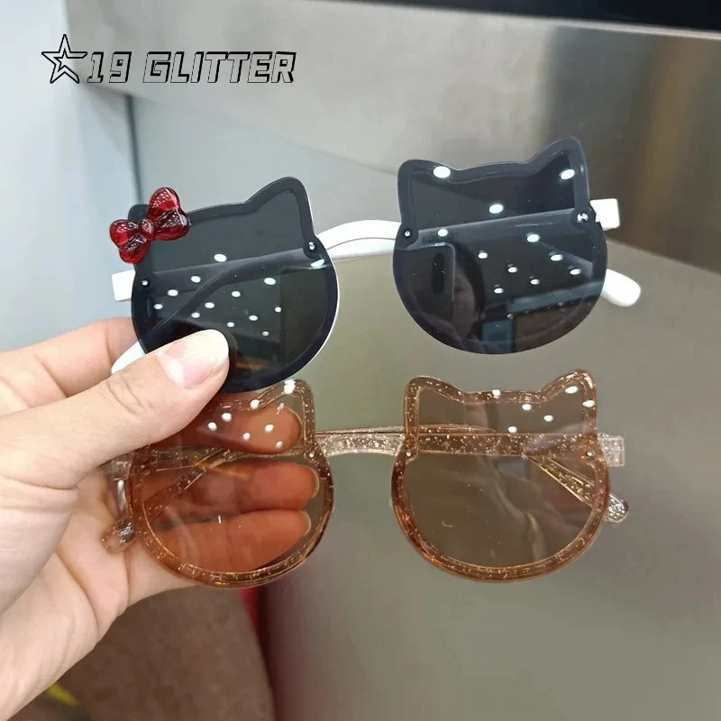 Summer Children Cute Kitty Sunglasses