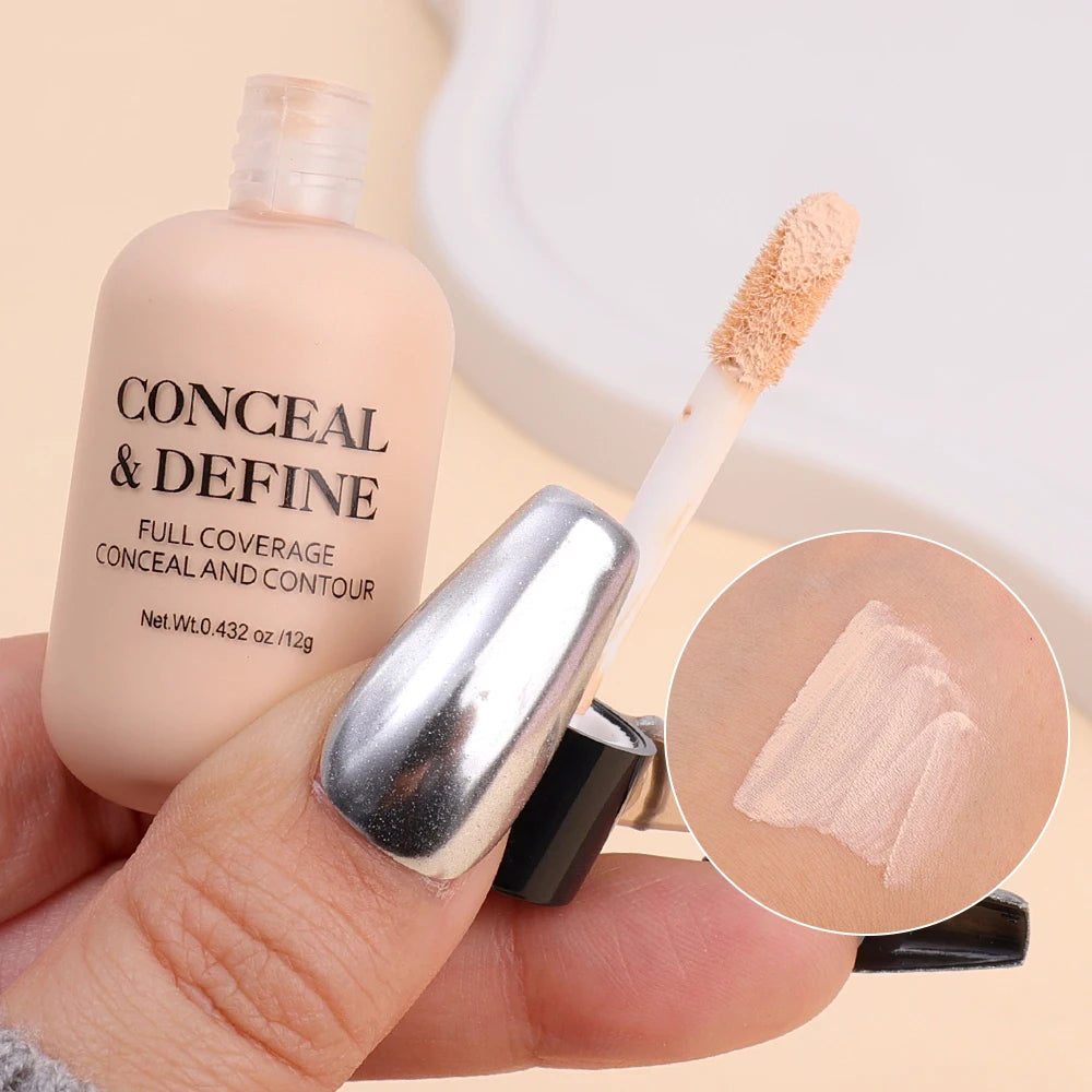 Liquid Concealer Foundation Cream Texture Covers Acne Marks