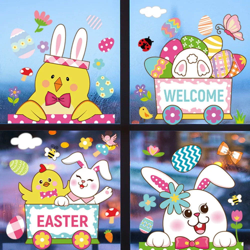 Easter Party Supplies Happy Easter Banner Disposable Tableware